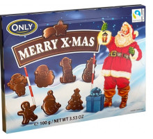 Шоколад молочний Only Merry X-Mas 100 г