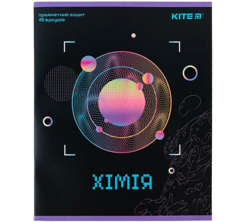 Зошит предметний Kite Хімія Клітинка 48 аркушів Зошит предметний Kite Хімія Клітинка 48 аркушів