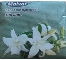 Салфетки Malvar темно-зелёный 100 шт
