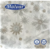 Салфетка Malvar Новогодняя 30х30 см 2-х шаровая 20 шт