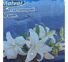 Серветка Malvar темно-синя 100 шт