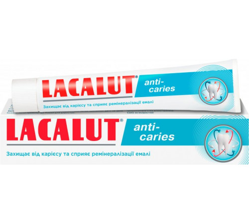 Зубна паста Lacalut Anti-caries 75мл