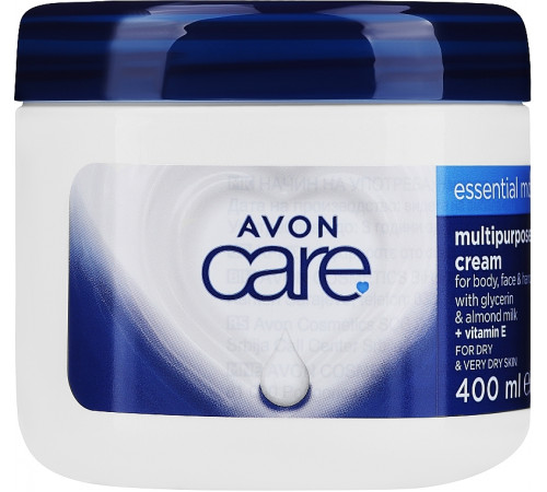 Мультифункціональний крем Avon Care Зволожуючий 400 мл