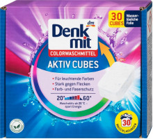 Таблетки для стирки Denkmit Activ Cubes Colorwaschmittel 30 шт (цена за 1 шт)