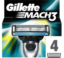 Змінні касети для гоління Gillette Mach3 4 шт (ціна за 1шт)
