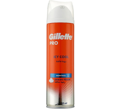 Пена для бритья Gillette Pro Icy Cool Menthol 250 мл