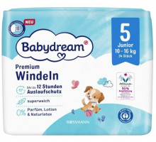 Підгузки Babydream Premium 5 (10-16 кг) 34 шт