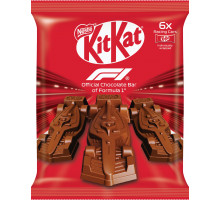 Шоколад молочний Nestle Kit Kat Formula 1 фігурний з начинкою 6 шт х 11 г