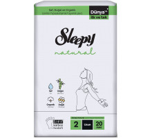 Гігієнічні прокладки Sleepy Natural Long 20 шт