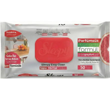 Вологі серветки для прибирання кухні Sleepy Easy Clean Grapefruit 50 шт