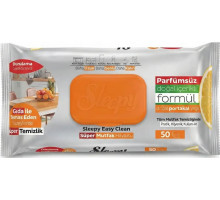Вологі серветки для прибирання кухні Sleepy Easy Clean Orange 50 шт