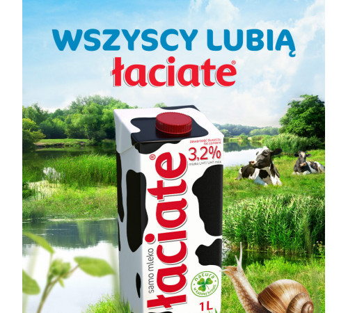 Молоко Mlekpol Laciate 3,2% 1 л Молоко Mlekpol Laciate 3,2% 1 л