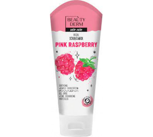 Маска-скраб для обличчя Beautyderm Pink Raspberry 75 мл