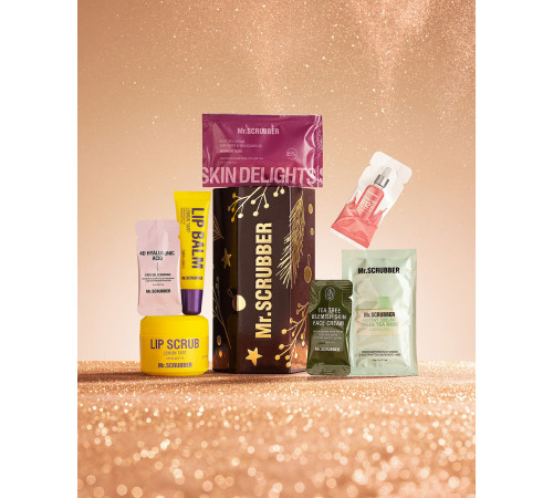 Подарунковий набір жіночий Mr.Scrubber Secret Santa Brown