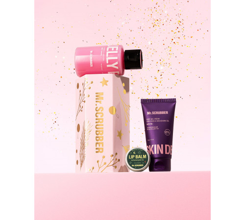 Подарунковий набір жіночий Mr.Scrubber Secret Santa Pink