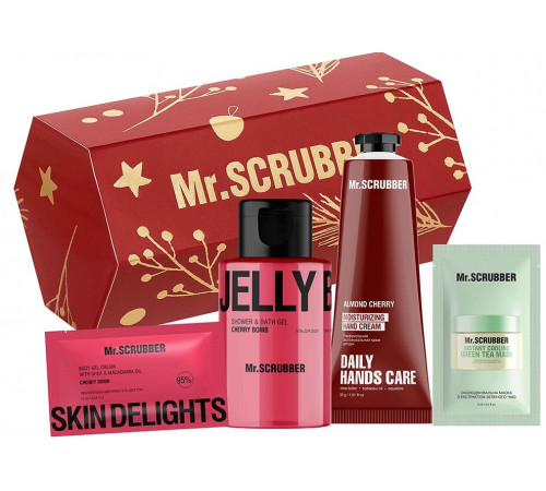 Подарунковий набір жіночий Mr.Scrubber Secret Santa Red
