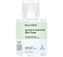 Тонік для обличчя Hollyskin Glycolic AHA Acid Skin Toner (travel size) 30 мл