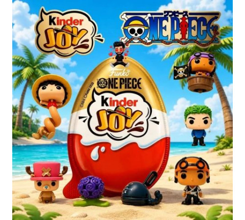 Шоколадне яйце Kinder Joy Funko One Piece 20 г