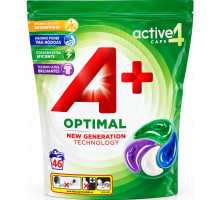 Гелеві капсули для прання А+ 4в1 Optimal 46 шт (ціна за 1 шт)