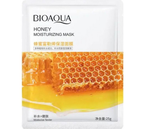 Тканинна маска для обличчя Bioaqua з екстрактом меду 25 г