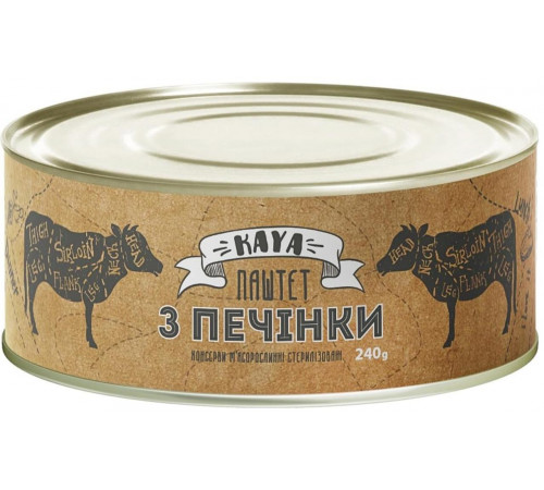 Паштет Kaya з печінки 240 г