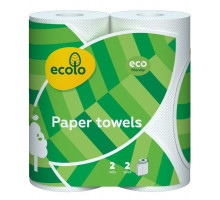 Бумажные полотенца Ecolo 2 шт
