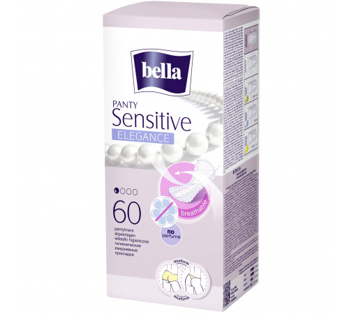 Ежедневные прокладки Bella Sensitive Elegance 60 шт