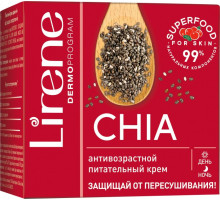 Крем для обличчя Lirene Superfood Поживний проти зморшок з насінням Чіа 50 мл