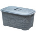 Корзина для хранения с крышкой Asude Plastik ASD165 12 л