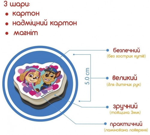 Набір магнітів Magdum ML4034-04 Щенячий патруль 22 шт
