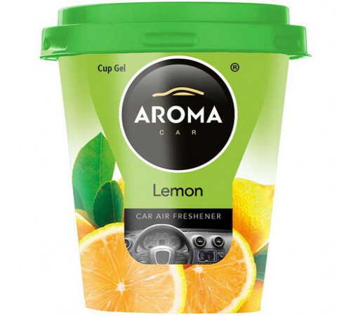 Гелевий ароматизатор повітря Aroma Car Lemon 130 г