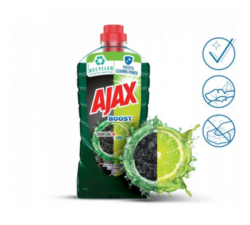 Засіб універсальний Ajax Charcoal + Lime 1000 мл