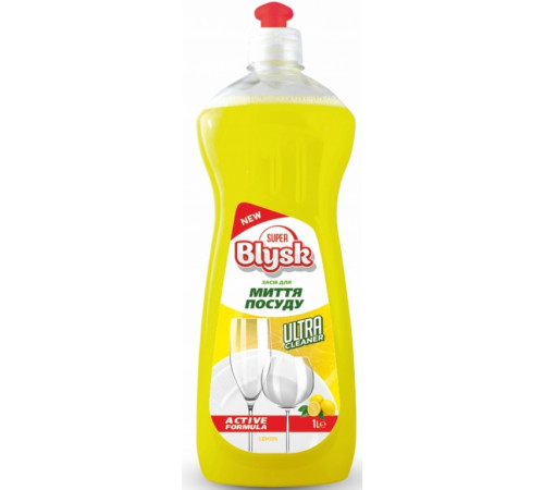 Средство для мытья посуды Super Blysk Lemon 1 л