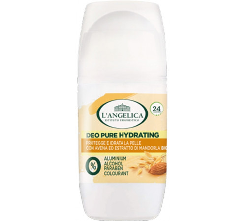 Антиперспірант кульковий жіночий L'Angelica Pure Hydrating 50 мл Антиперспірант кульковий жіночий L'Angelica Pure Hydrating 50 мл