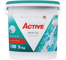 Пральний порошок Active White відро 5 кг 65 циклів прання