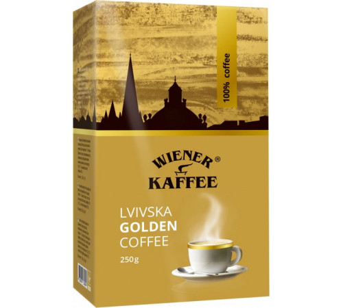 Кофе молотый Венский Lvivska Golden Сoffee 250 г