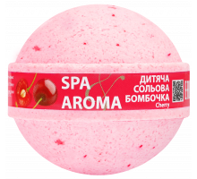 Дитяча сольова бомбочка для ванни Bioton Spa&Aroma Вишня 75 г