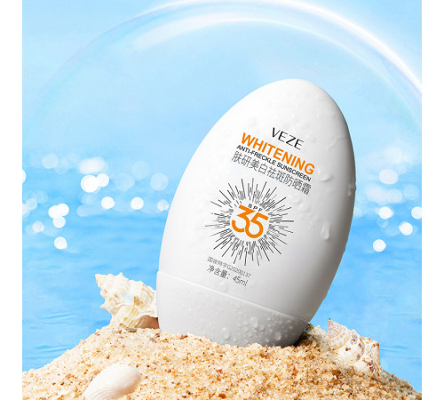 Сонцезахисний крем Veze Whitening SPF 35 45 г Сонцезахисний крем Veze Whitening SPF 35 45 г
