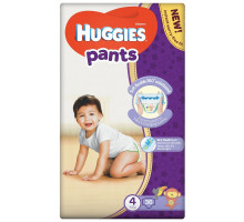 Подгузники-трусики детские Huggies Pants универсальные (4) 9-14 кг 36 шт