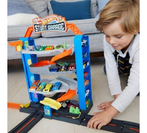 Гараж Hot Wheels GNL70 четырехэтажный