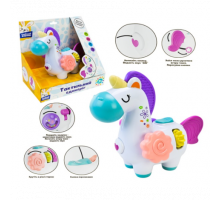 Погремушка тактильная PL-724-95 Солнечный зайчик Единорожка