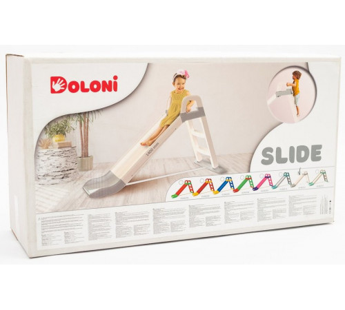 Горка детская Doloni 0140-18 Бежево-мятная 140 см