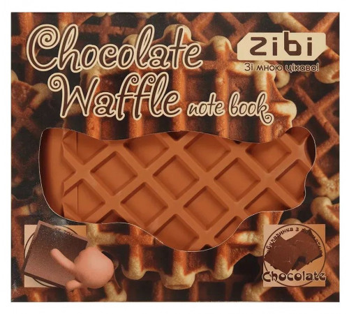 Блокнот ароматизований Zibi ZB12470-40 Вафля шоколадна 80 аркушів