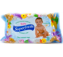 Влажные салфетки для детей Superfresh 72 шт