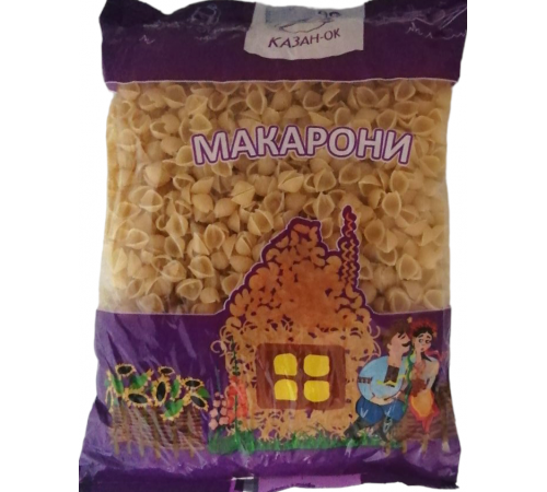 Макароны Казан-ок Ракушка 800 г