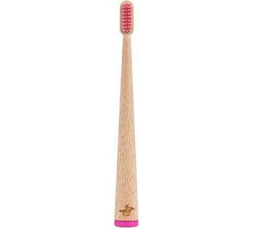 Дитяча бамбукова зубна щітка Viktoriz Premium Girls м'яка жорсткість