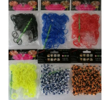 Резинки для плетения браслетов в ассортименте (цена за 1 пакет)