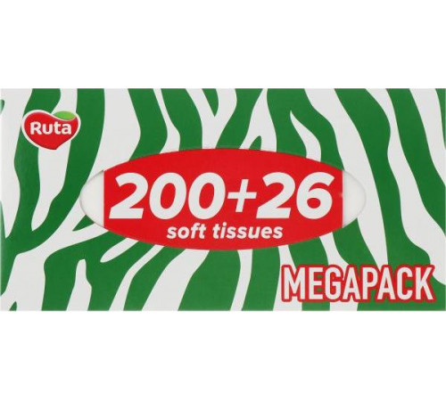 Серветка косметична Ruta Family Pack в коробці 200+26 листів Серветка косметична Ruta Family Pack в коробці 200+26 листів