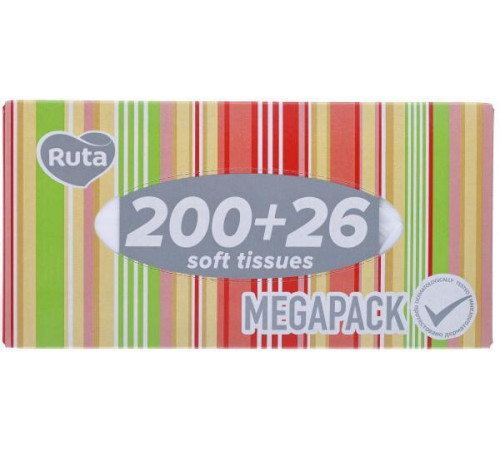 Серветка косметична Ruta Family Pack в коробці 200+26 листів Серветка косметична Ruta Family Pack в коробці 200+26 листів