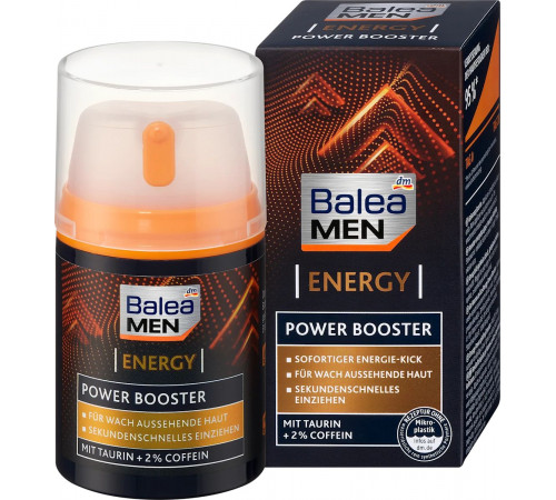 Мужской увлажняющий бустер для лица Balea Men Energy 50 мл Мужской увлажняющий бустер для лица Balea Men Energy 50 мл